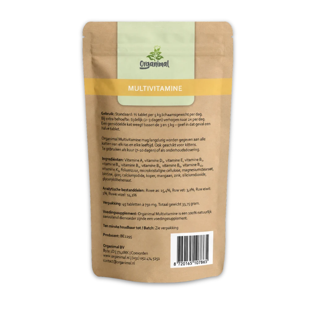 Organimal Multivitamine - Honden - Afbeelding 2